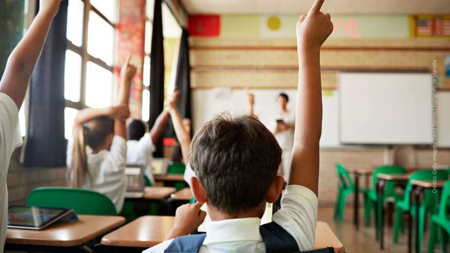 Pocos alumnos en aula