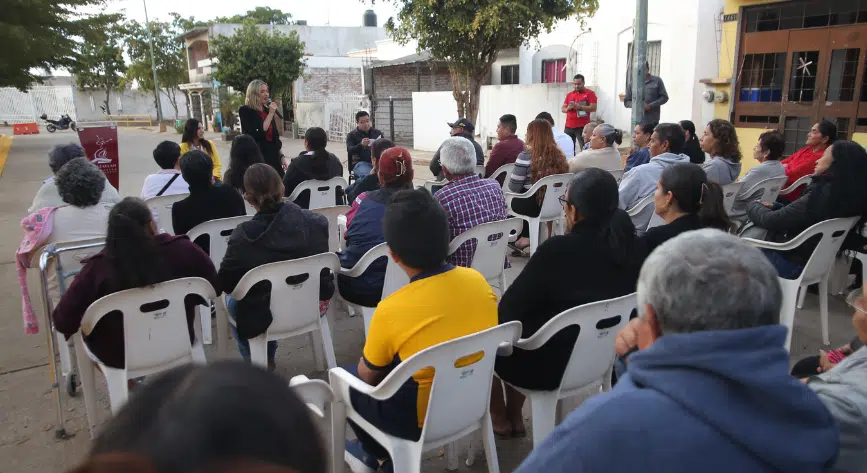 Presidenta de Mazatlán en la inauguración del nuevo espacio recreativo