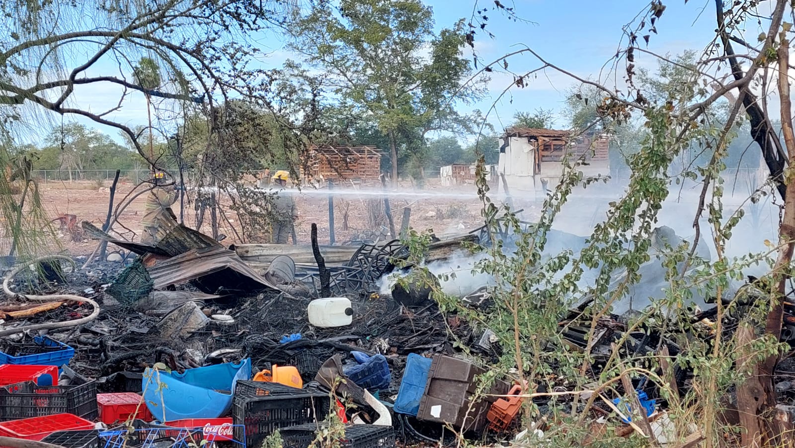 Incendio en casa de Los Mochis