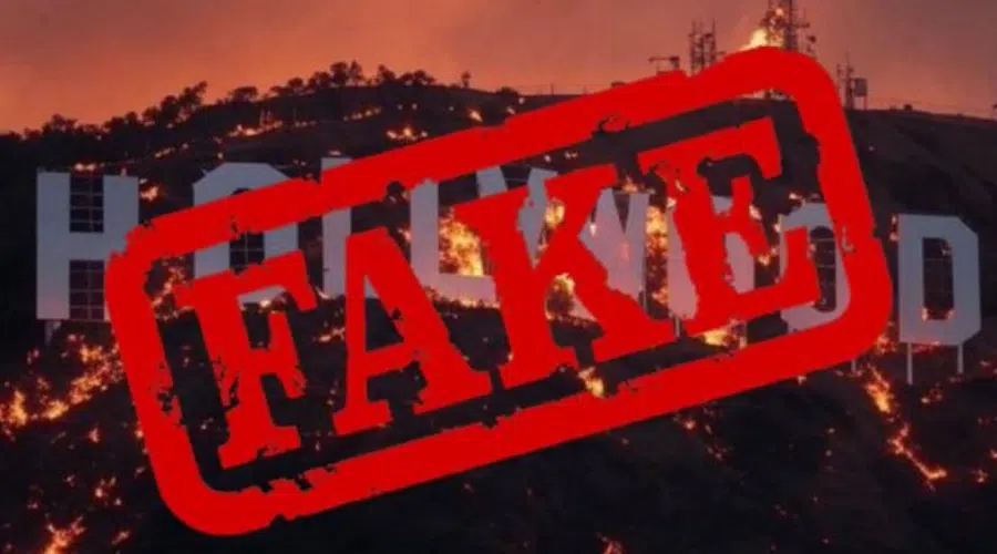 letras de hollywod incendios