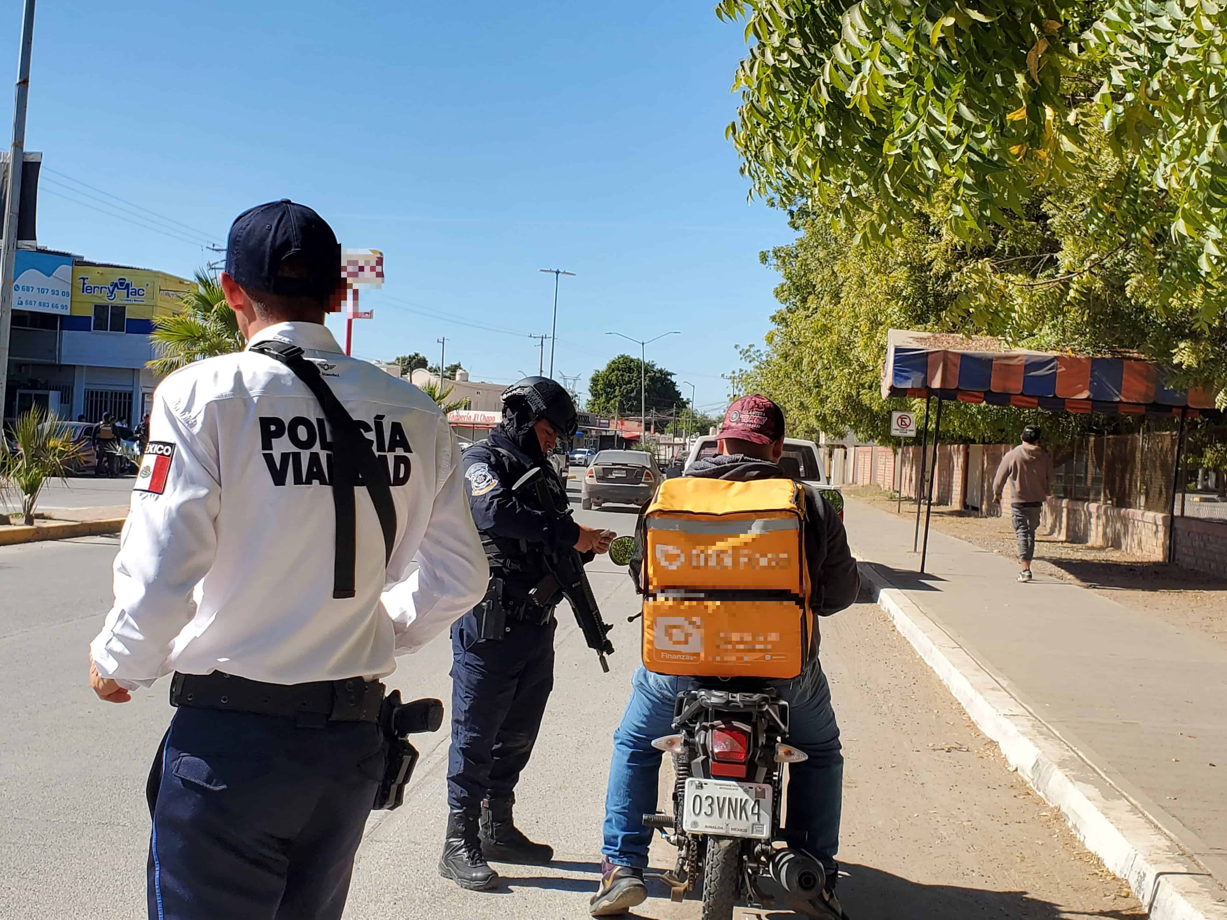 Policía de Vialidad en Guasave