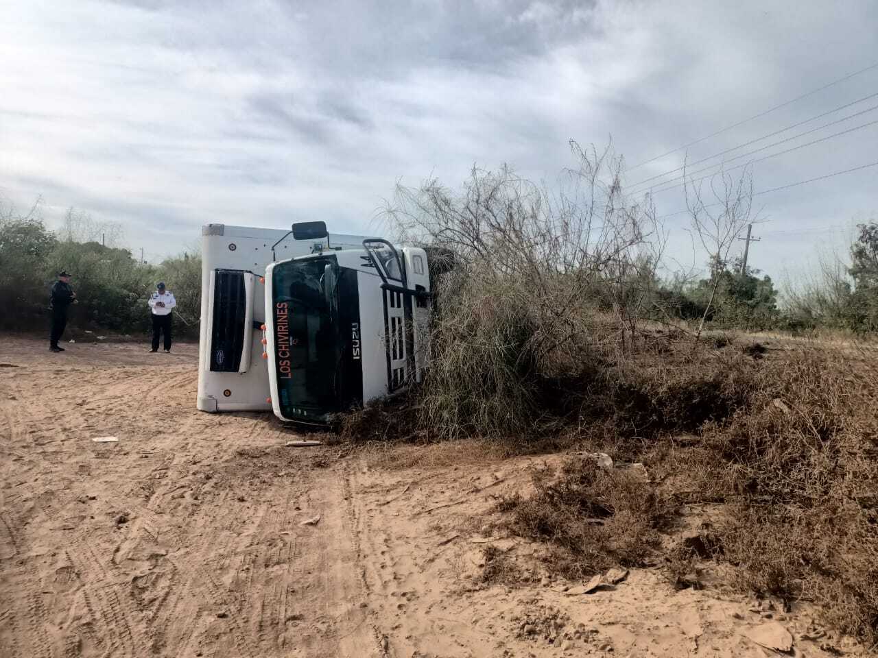 Aparatoso accidente ocurrido por la carretera Cubilete-Tamazula