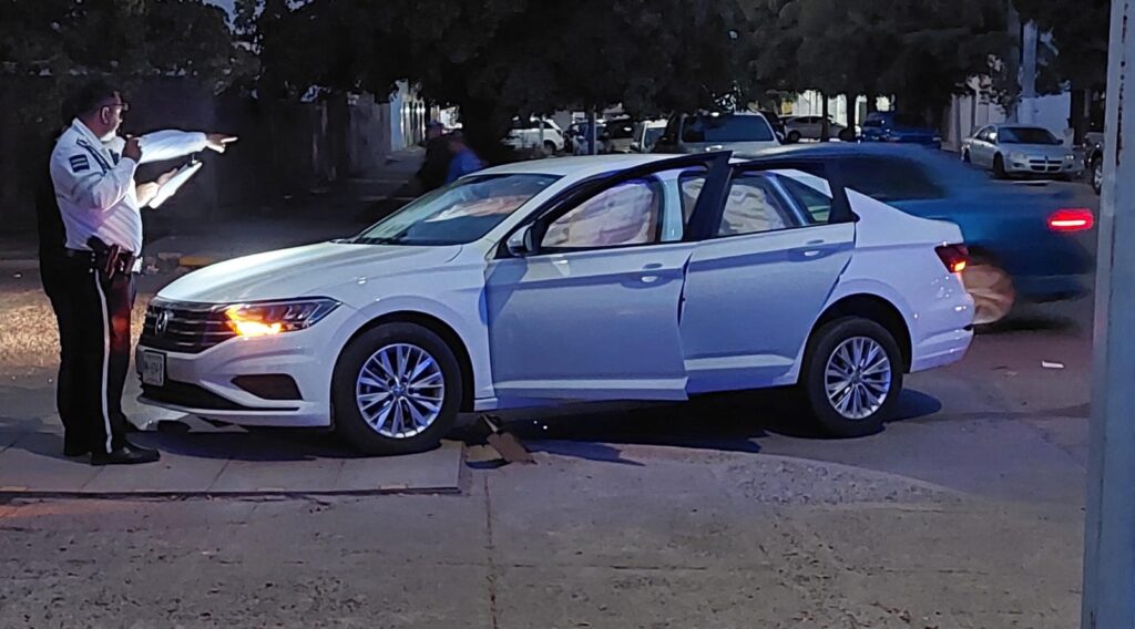 Elemento de Tránsito presente en el lugar del accidente.