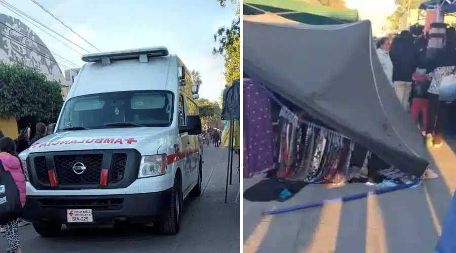 Trágico accidente en mercado ocurrido en Culiacán, Sinaloa