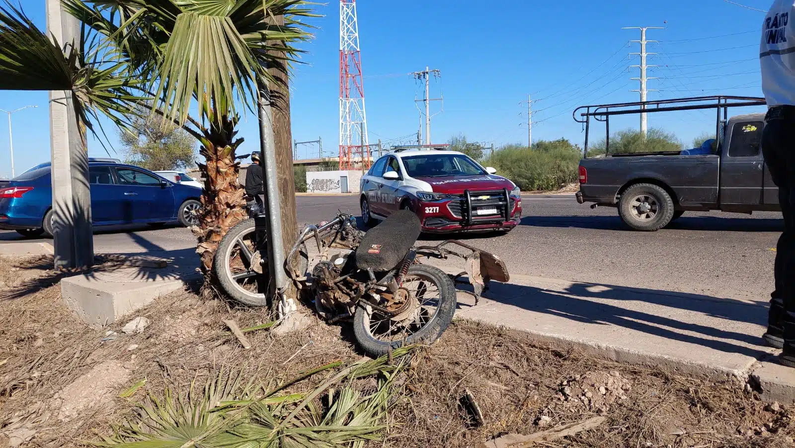 Adulto mayor muere en hospital de Los Mochis tras accidente en motocicleta