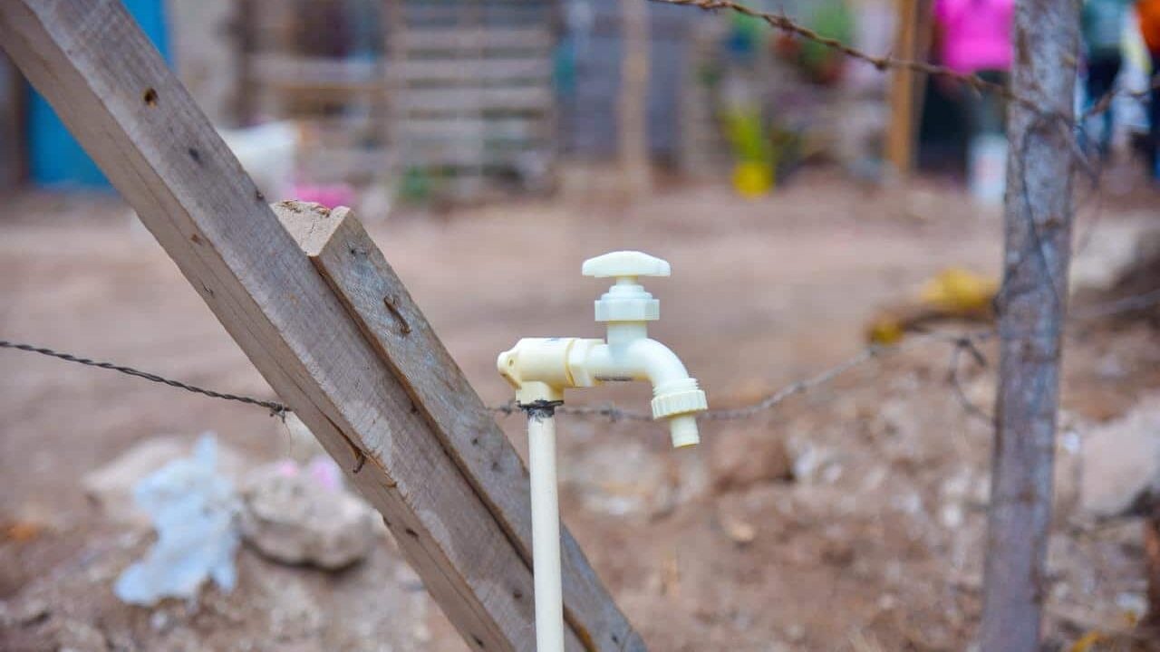 Toma de agua potable