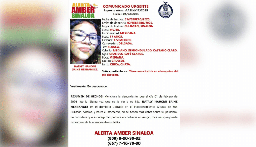 Alerta Amber-Nataly Nahomi