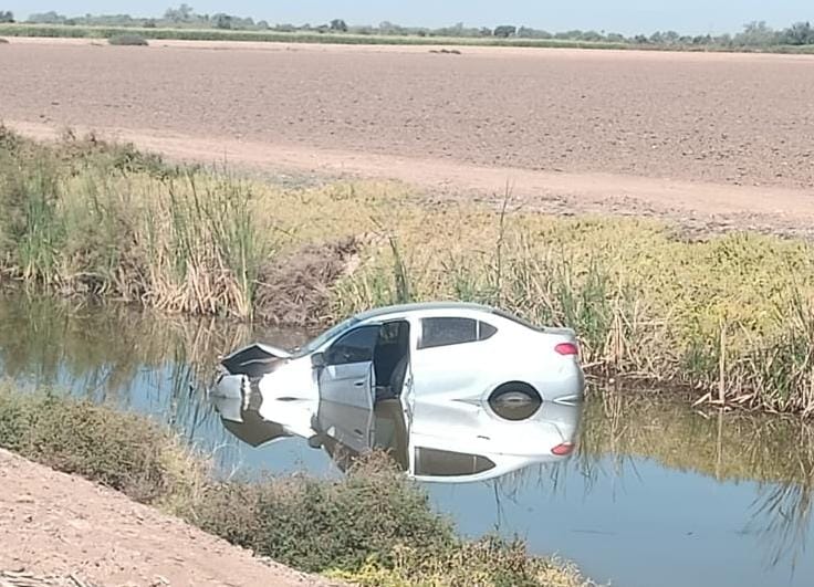  Aparatoso accidente se registró entre las comunidades de Las Cañadas Viejas y la Curva de El Amole
