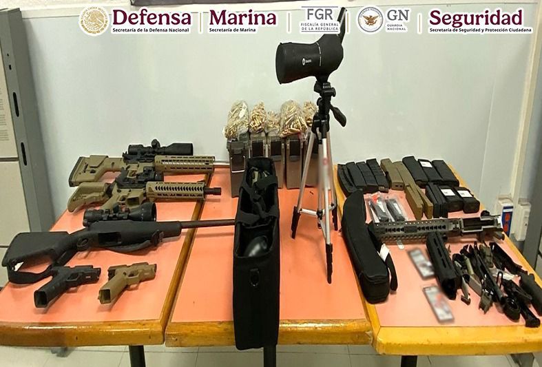 Estadounidense es detenido en el Puente “El Chaparral” de Tijuana por tráfico de armas de fuego