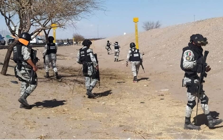 Arranca Guardia Nacional operativo en la frontera de Ciudad Juárez en busca de túneles ilegales