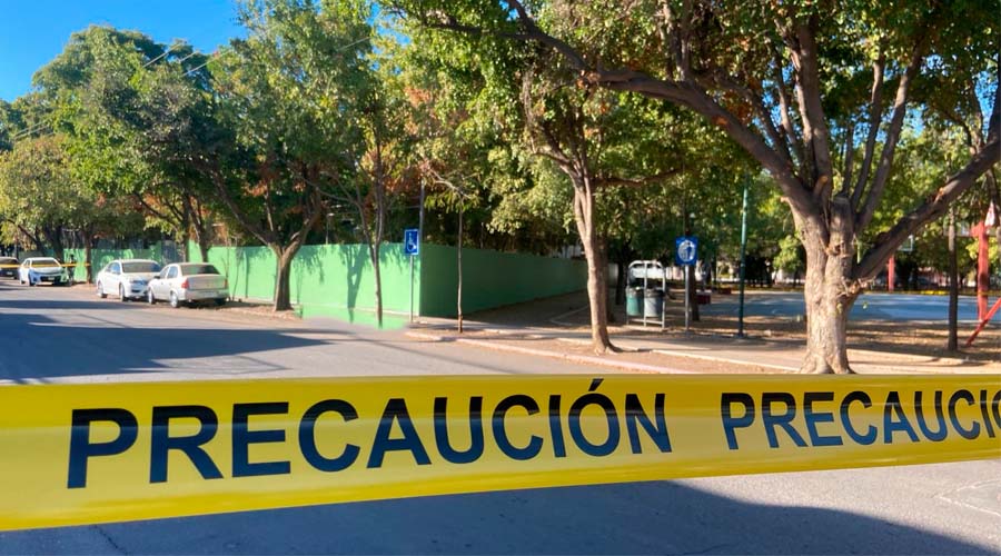 Área acordonada tras ataque armado