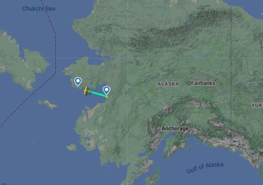 Desaparece avión de Bering Air con 10 personas a bordo en Alaska