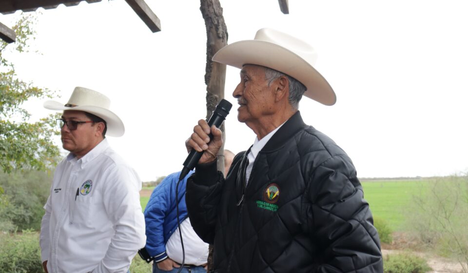 Baltazar Hernández Encinas, presidente de la Unión de Productores Agrícolas en el Valle de El Carrizo.