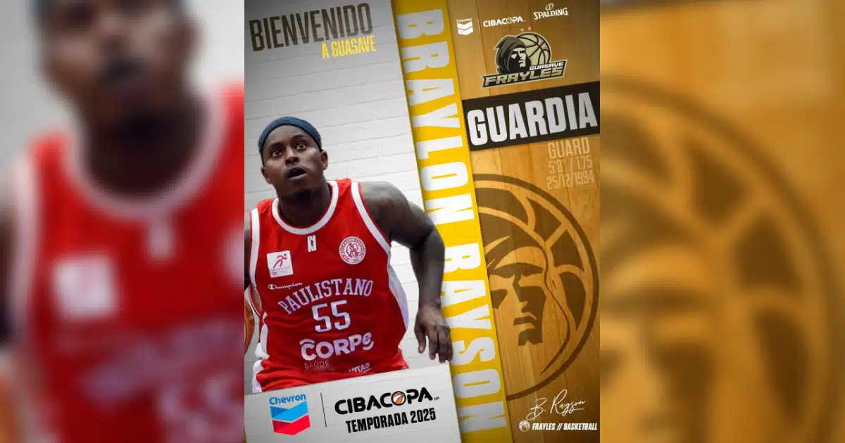 Braylon Rayson se une a Frayles de Guasave de cara a Cibacopa.