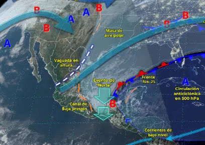 Mapa del clima en México