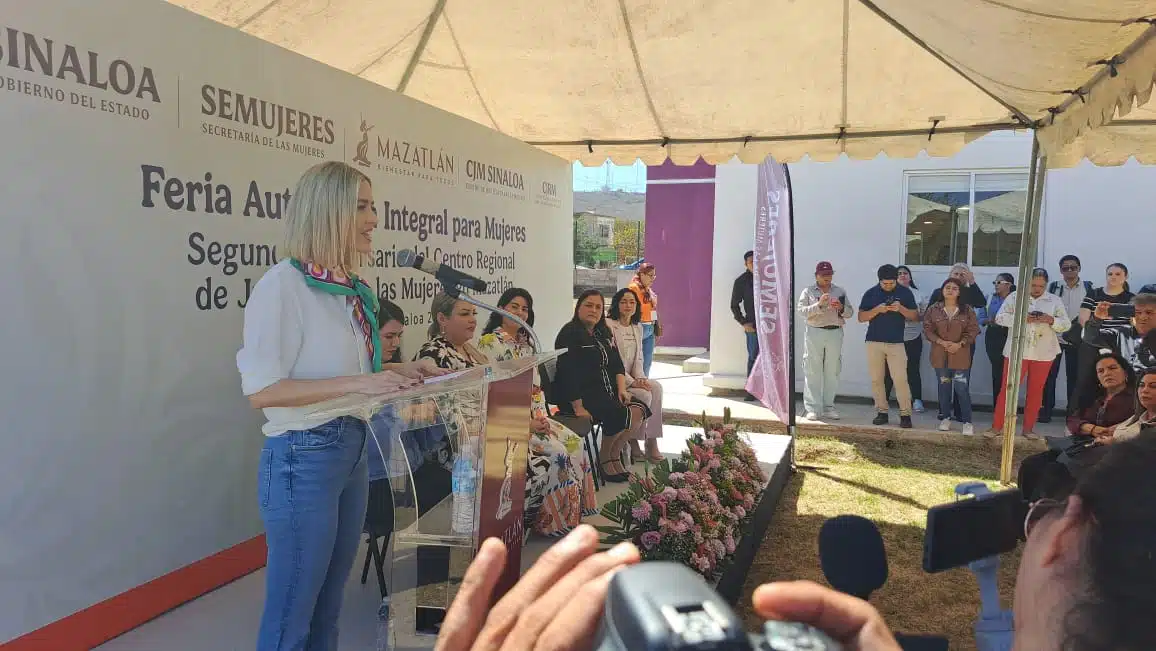 Celebración del segundo aniversario del Centro Regional de Justicia Para las Mujeres en Mazatlán.