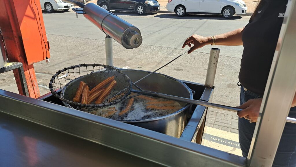 Churros azucarados