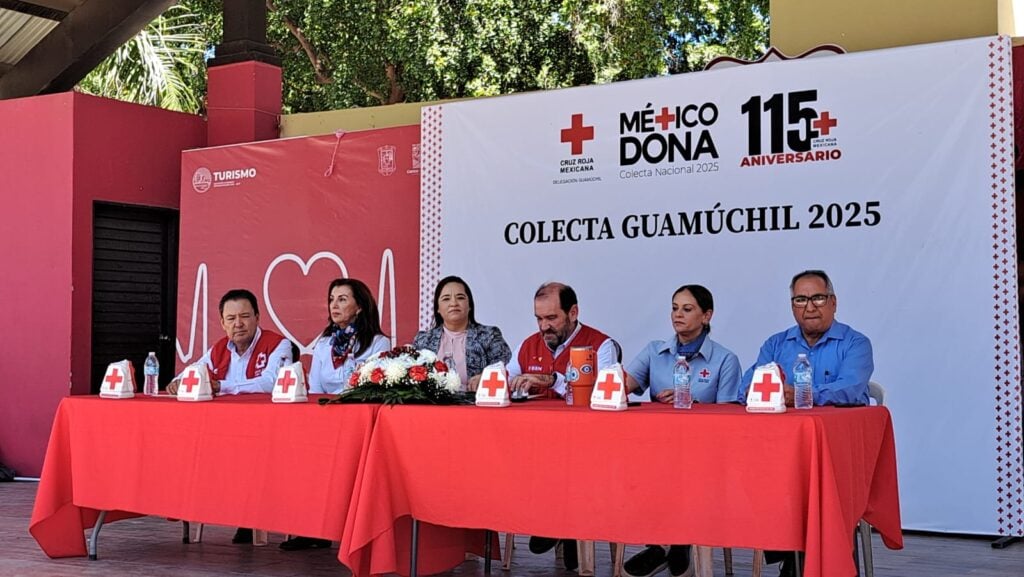 Cruz Roja en Guamúchil inicio a su colecta anual