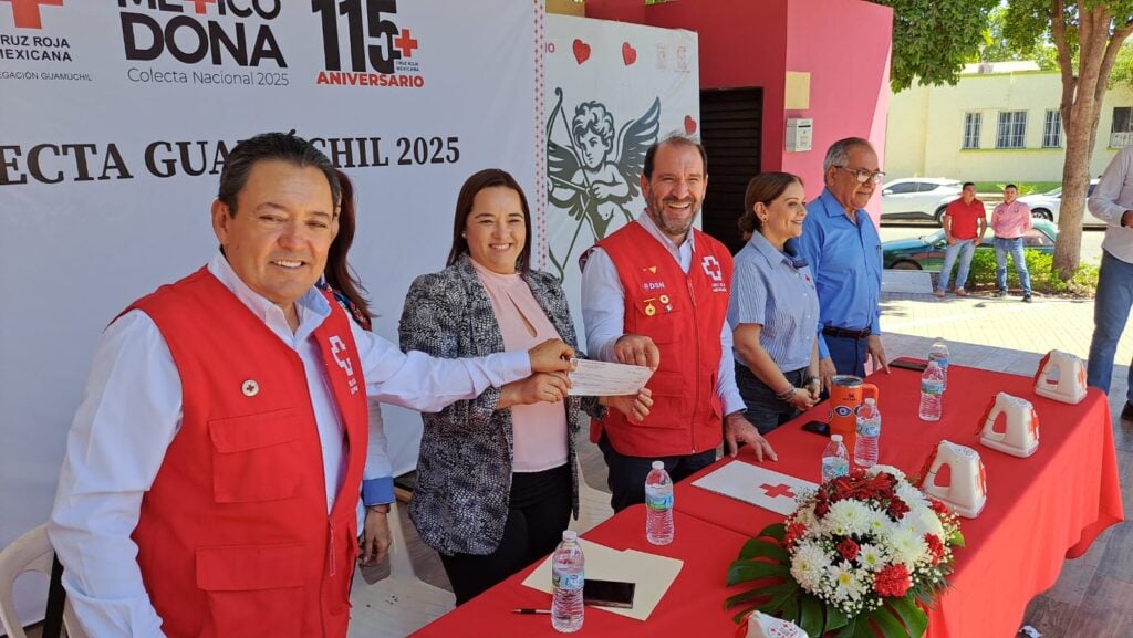 Cruz Roja en Guamúchil inicio a su colecta anual