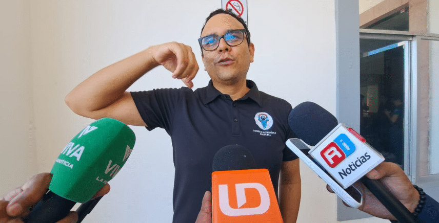 El presidente de la Samaz habla con la prensa de Sinaloa