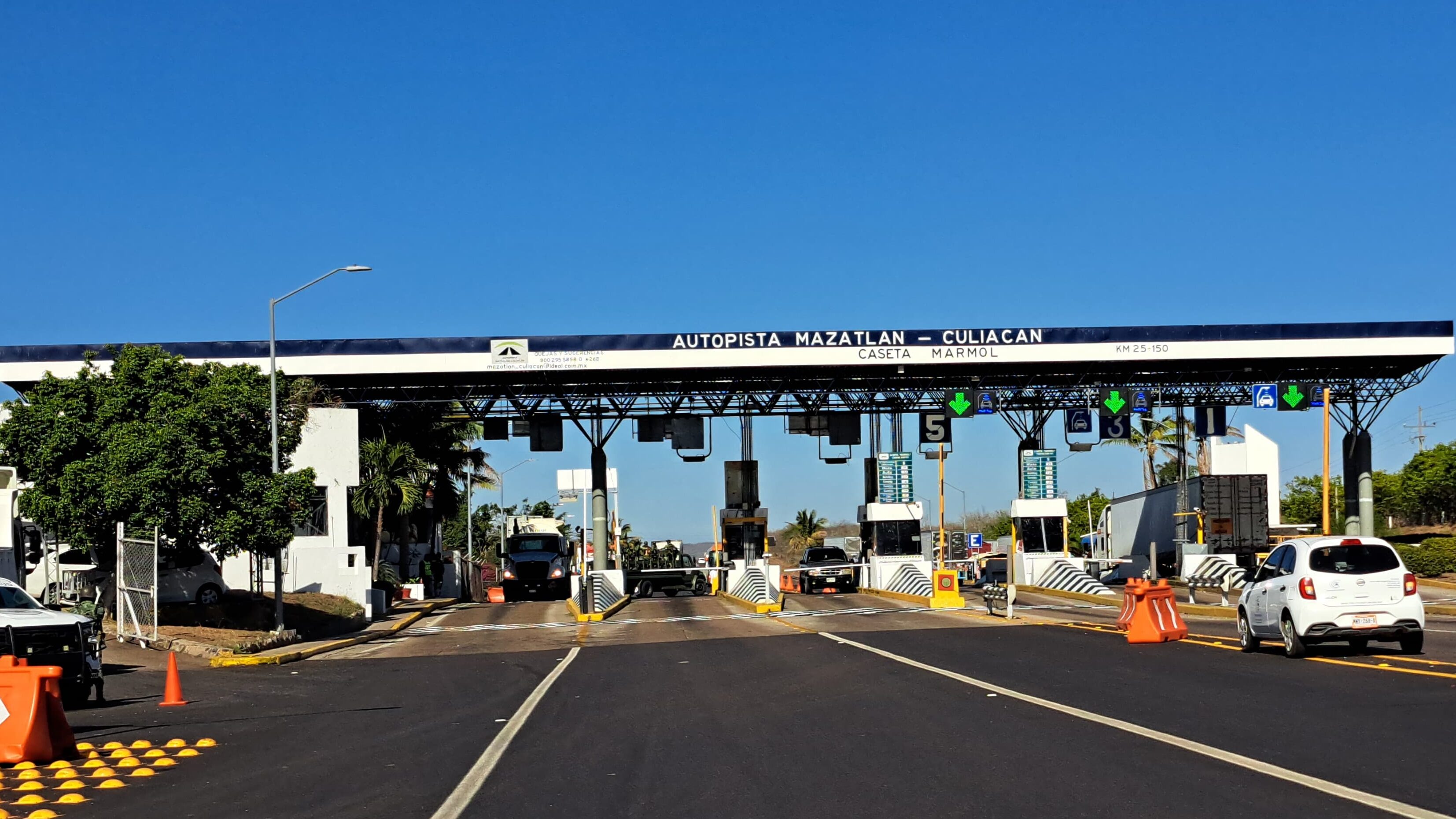 Caseta de la autopista Mazatlán - Culiacán