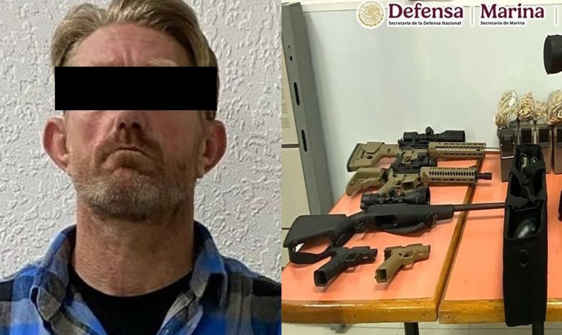 Estadounidense es detenido en el Puente “El Chaparral” de Tijuana por tráfico de armas de fuego