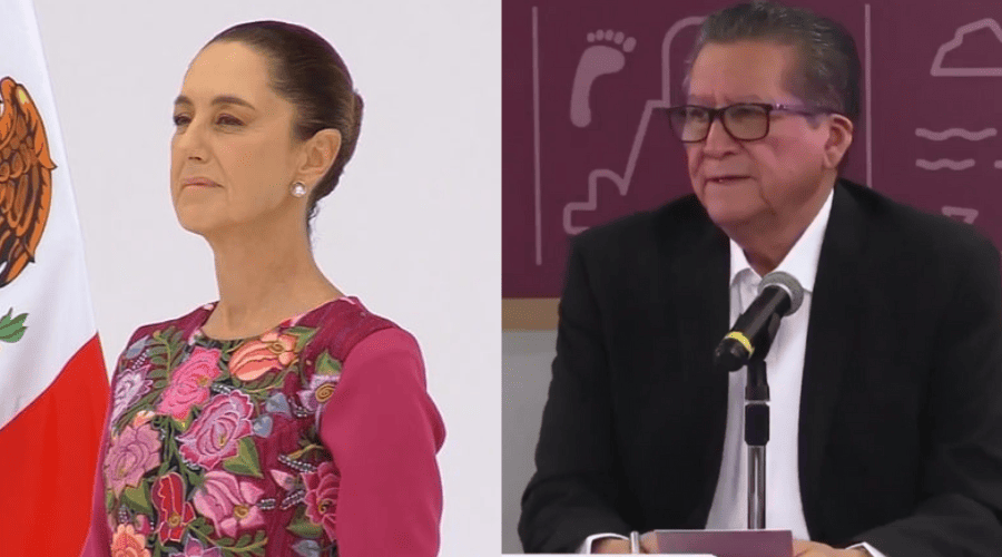 Claudia Sheinbaum y Feliciano Castro