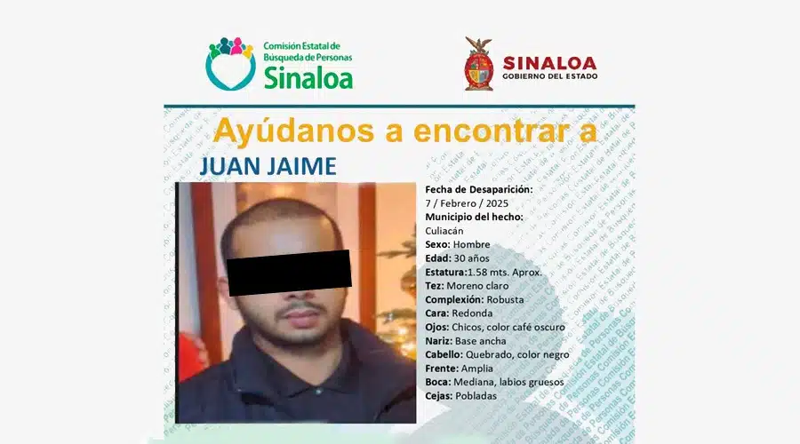 Ficha de búsqueda Juan Jaime