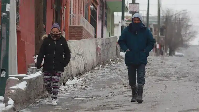 Frío extremo en Chihuahua El termómetro marca -12.5°C en la Sierra Tarahumara