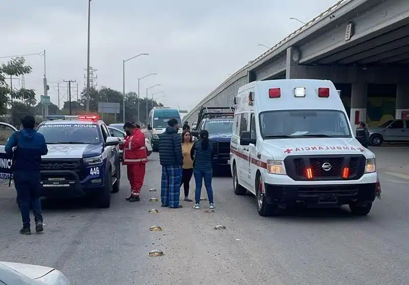 Fuerte choque en Guasave deja una menor de edad lesionada