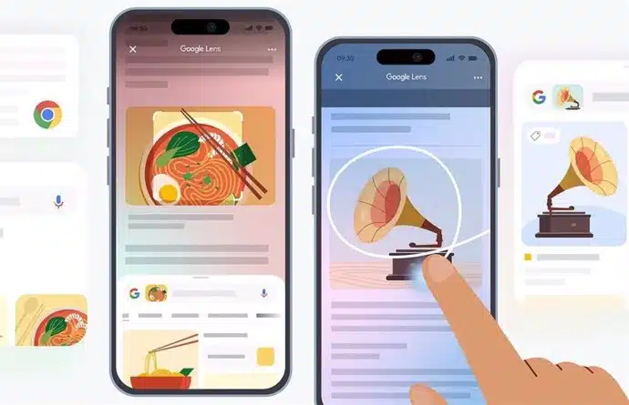 Google Lens amplía sus funciones en iOS con búsquedas en pantalla y mejoras con IA