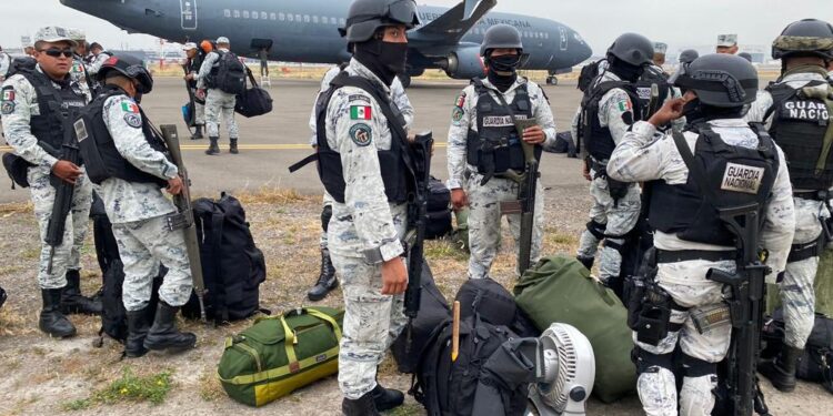 Guardia Nacional refuerza seguridad en Tijuana con 500 elementos