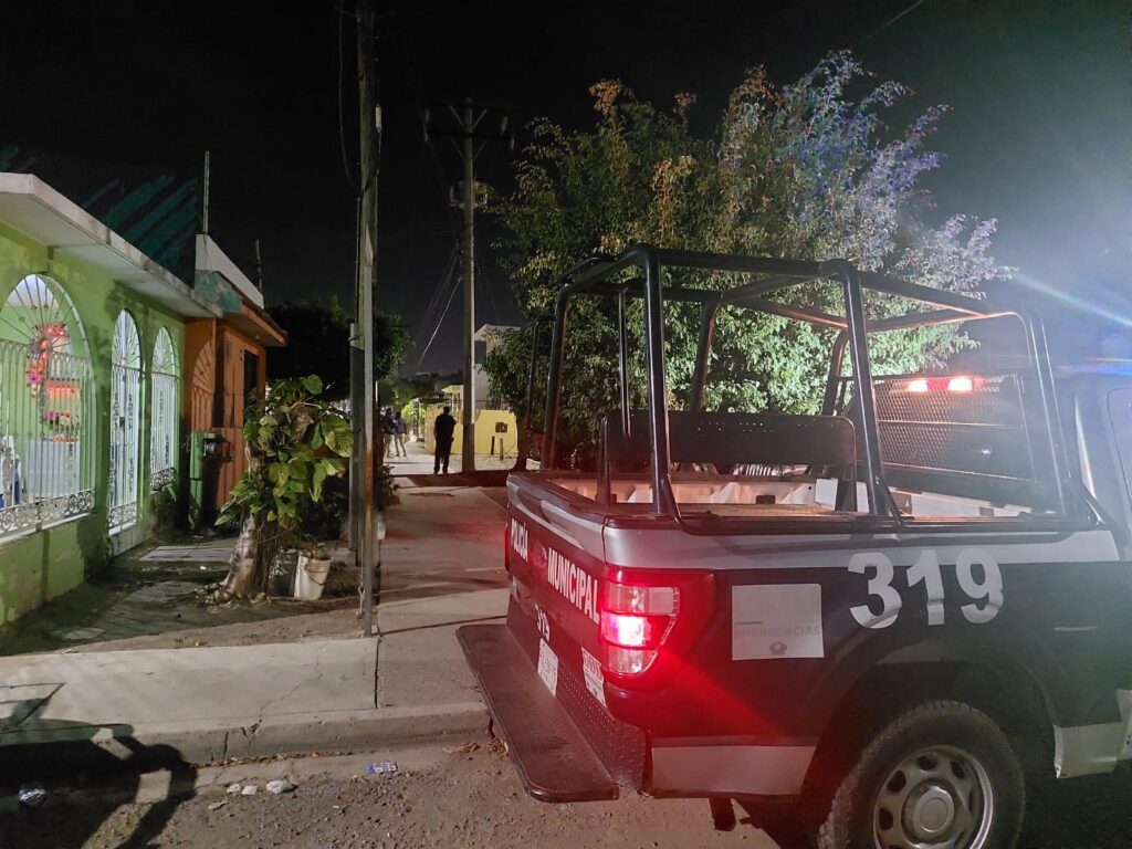 Policía Municipal en el lugar de los hechos