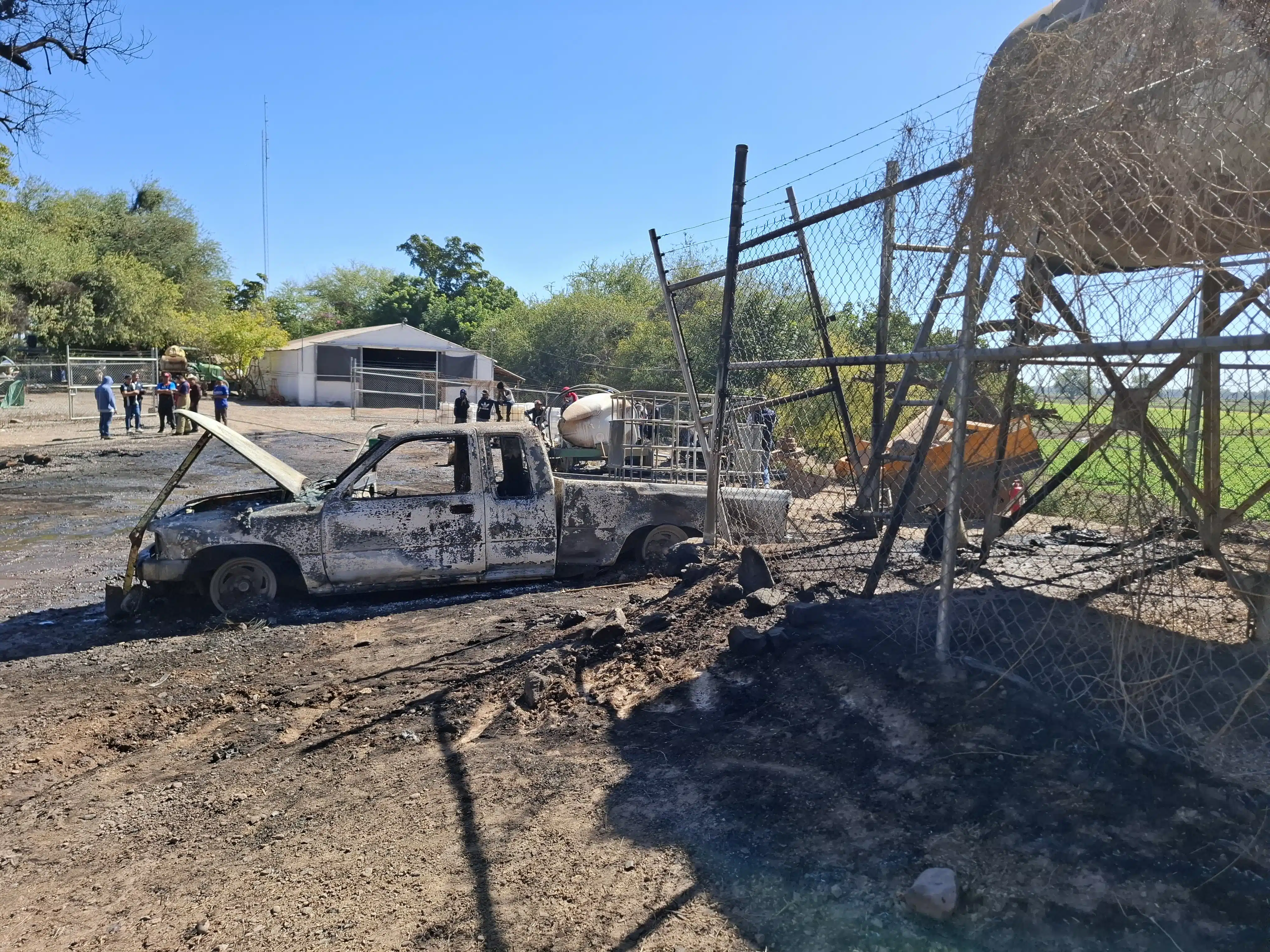 Incendio en agrícola