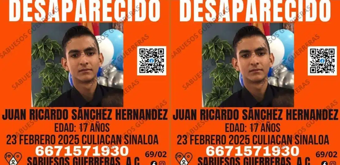 JUAN RICARDO SÁNCHEZ BÚSQUEDA CULIACÁN INSEGURIDAD