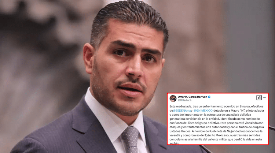 Lamenta Omar García Harfuch fallecimiento de un militar