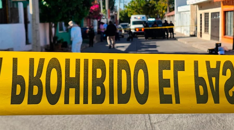 El área del suceso fue acordonada y resguardada por elementos de seguridad