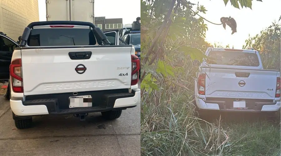 Policía localizan camionetas robadas