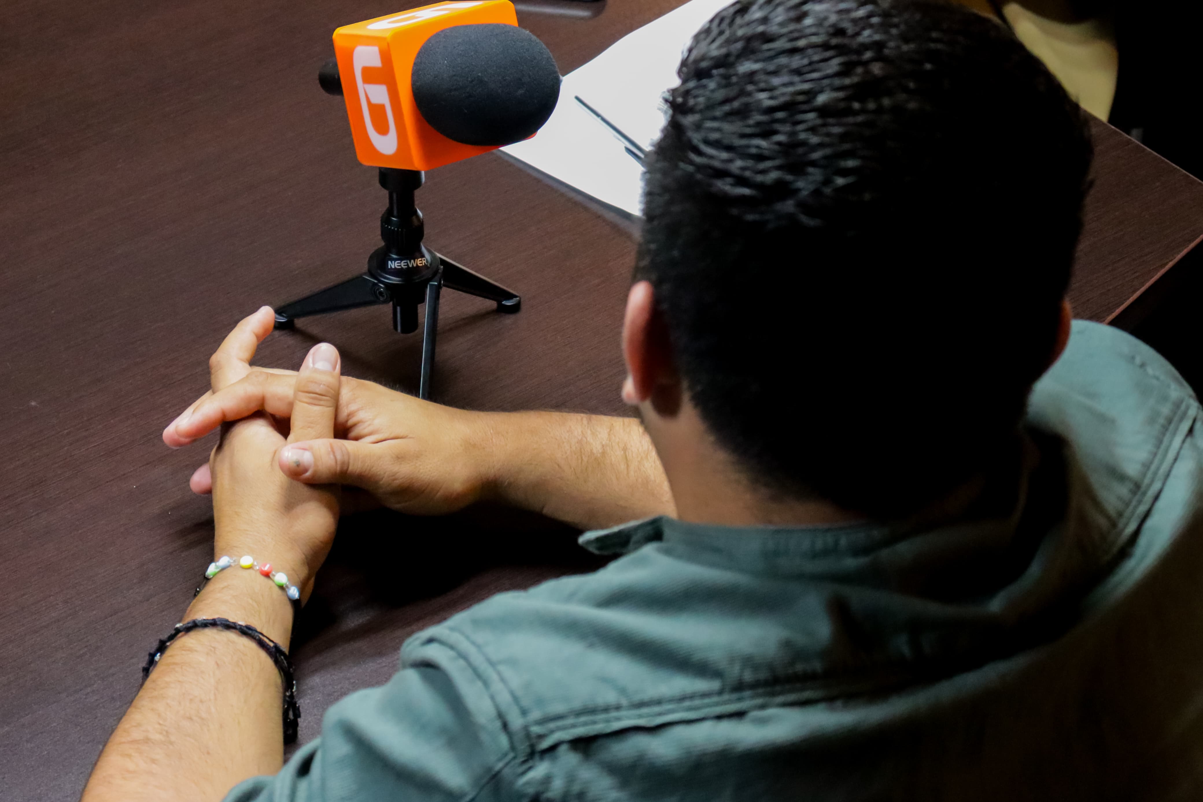 M. A. entrevistado por Línea Directa. Es hijo, hermano y tío de las víctimas del multifeminicidio ocurrido en octubre de 2023 en Los Mochis.