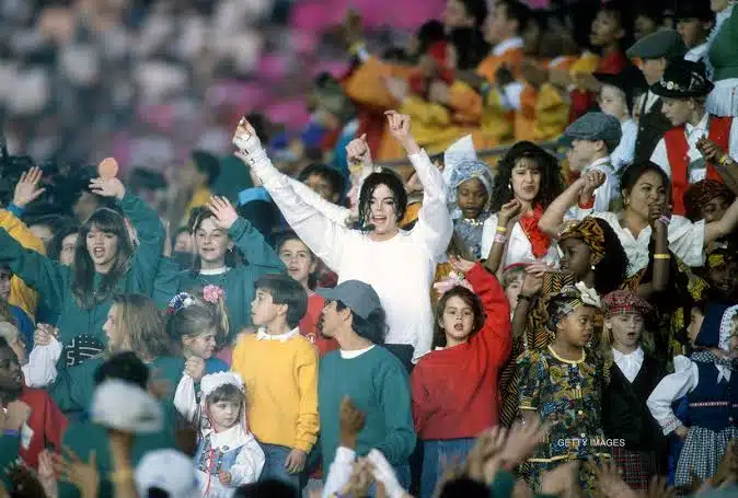 Michael Jackson en el Super Bowl de 1993