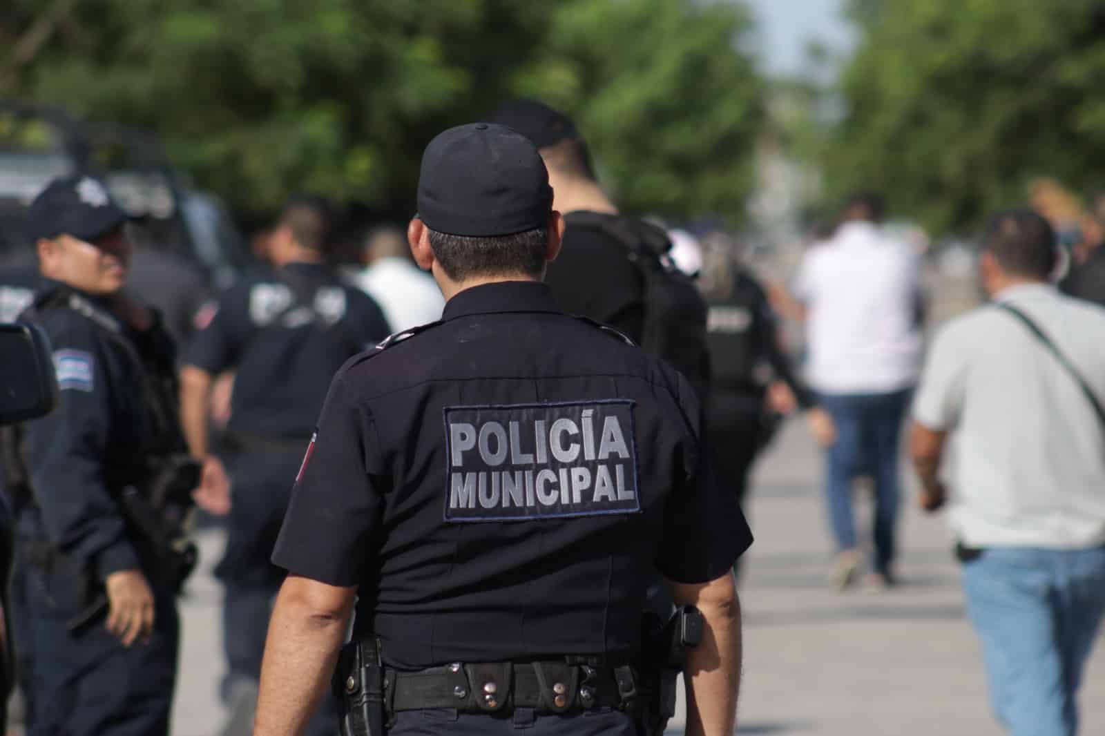 Presencia de la Policía Municipal de Ahome en el lugar de los hechos