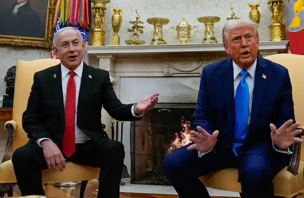 Trump sugiere que los palestinos deben irse de la Franja de Gaza: 