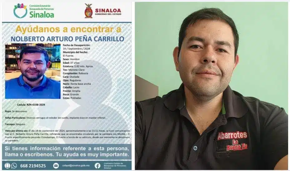 FGE, abocada en encontrar a Nolberto: Vocería sobre desaparecido presuntamente por policías de El Fuerte