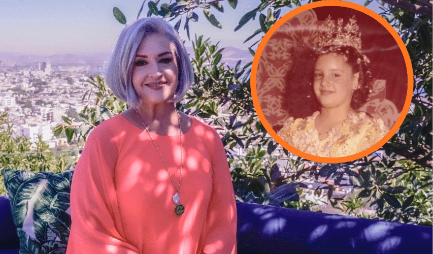 Paulina Carrillo, Reina Infantil del Carnaval de Mazatlán en 1975