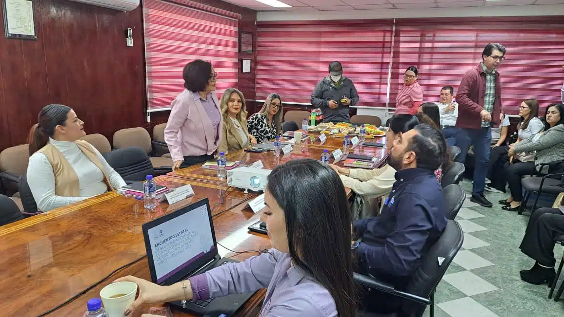 Encuentro entre la Secretaría Ejecutiva Estatal de Sipinna y las secretarías ejecutivas de la zona norte.