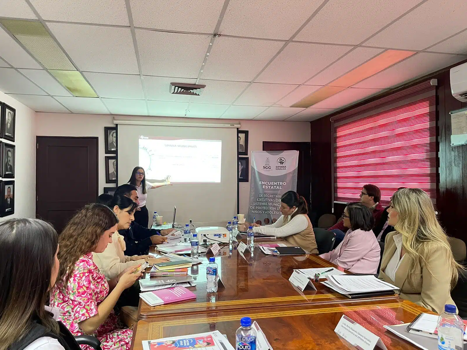 Encuentro entre la Secretaría Ejecutiva Estatal de Sipinna y las secretarías ejecutivas de la zona norte.