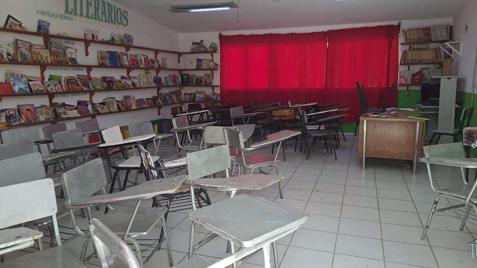 Aula de clases vacía