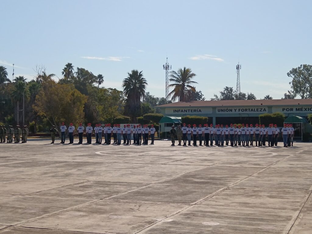 Buenos valores y principios recibirán los jóvenes del Servicio Militar por parte del Ejército Mexicano