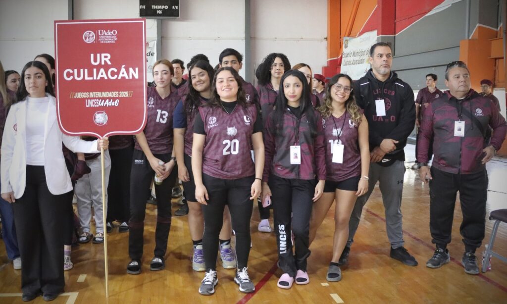 Inauguración de juegos en UAdeO