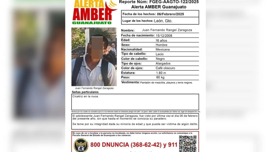 Ubican en Mazatlán a menor de edad con alerta de búsqueda en Guanajuato